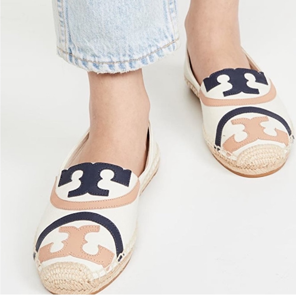 Tory Burch Poppy Canvas Espadrille, size 9.5